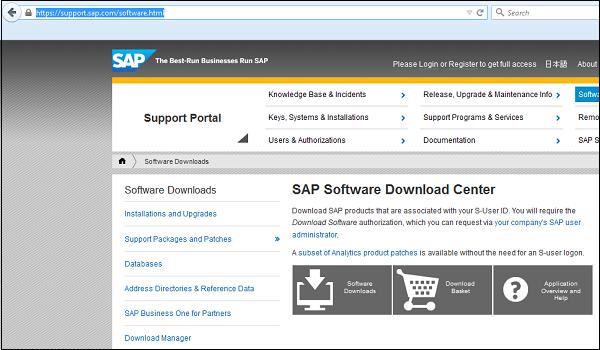 SAP Download Center