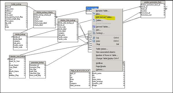 Editing Derived Table