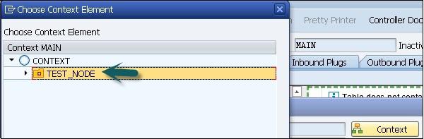 Choose Context Element