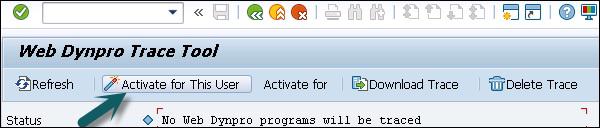 Trace Tool Activate