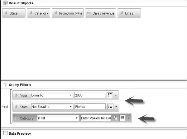 Combining Prompts with Query Filter