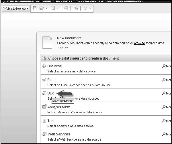 Webi Rich Client Document