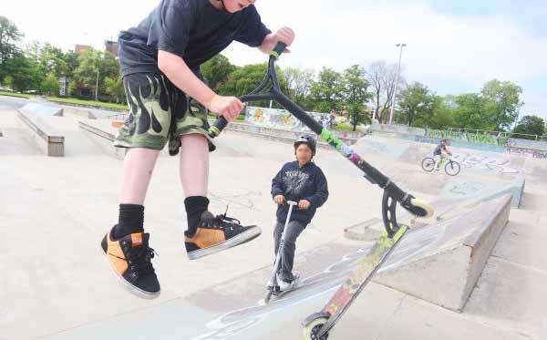 Park Scootering