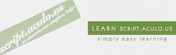 script.aculo.us Tutorial