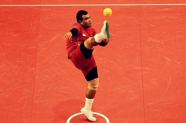 Sepak Takraw Inside Kick