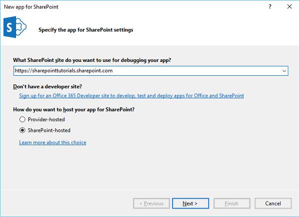 New App for SharePoint