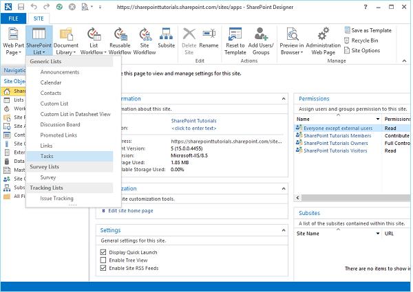 SharePoint Lists