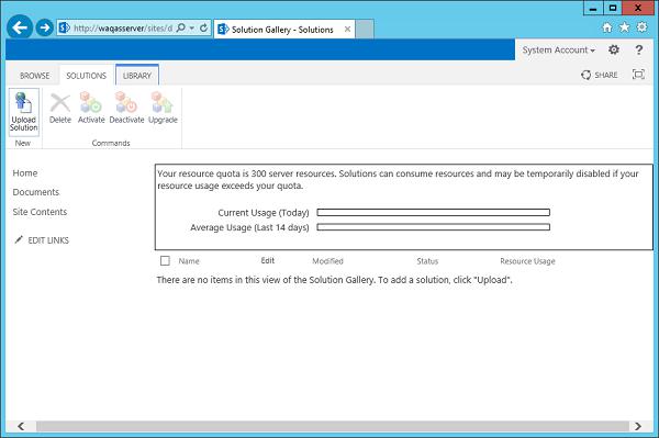 Upload Solution Button