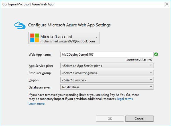 Web App name