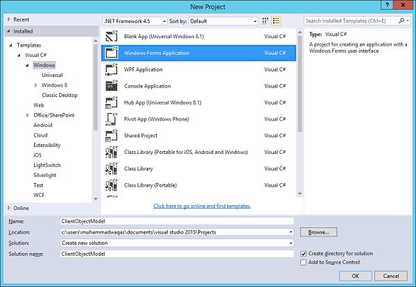 Windows Forms Application