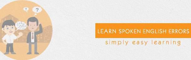 Spoken English Errors Tutorial