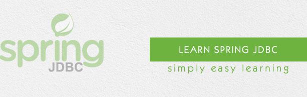 Spring JDBC Tutorial