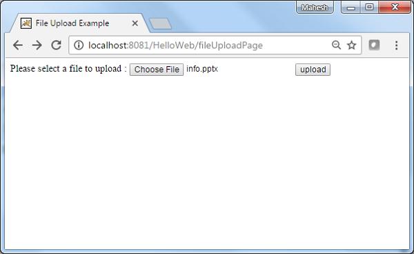 Spring File Upload