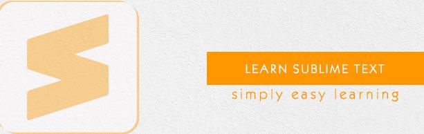 Sublime Text tutorial