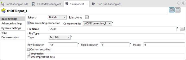 Edit schema Button