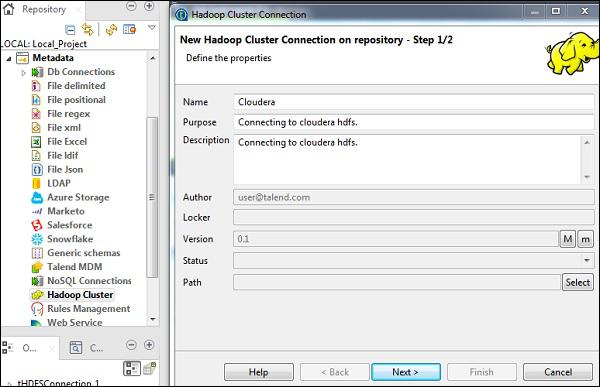 Hadoop Connection