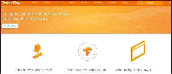 TensorFlow Home Page