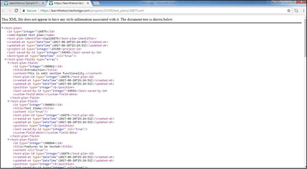 XML File