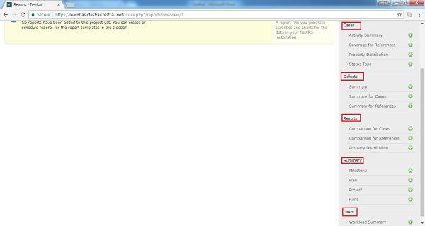 Available Reports