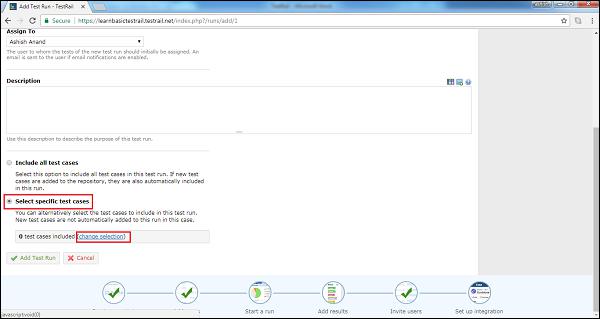 Click On Change Selection