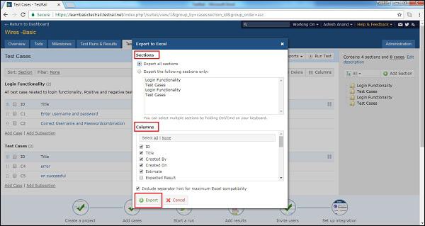 Export To Excel Wizard
