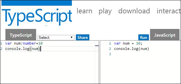 TypeScript Online Test