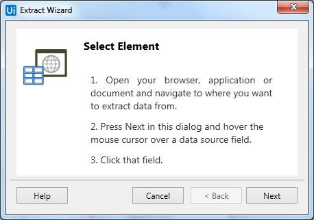 Data Scraping Message Box