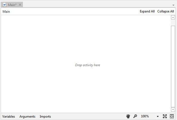 Designer Panel Quick Access Toolbar