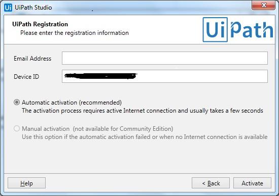 UiPath Registration