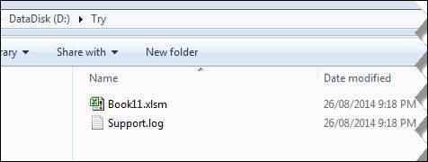 Excel FSO in VBScript