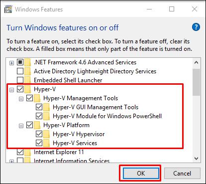 Enable Hyper-V
