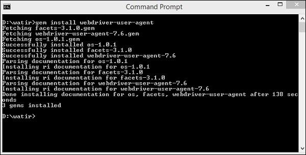 Install Webdriver