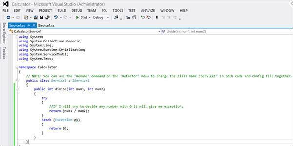Wcf Exception Handling 5