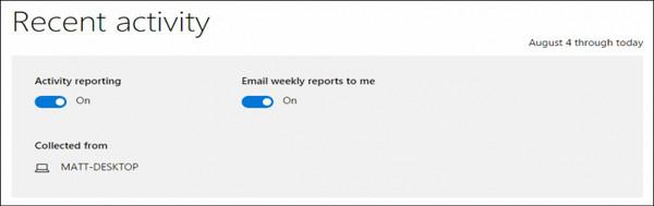 Activity Reporting
