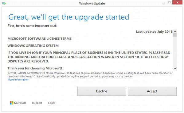 Microsoft’s License Terms