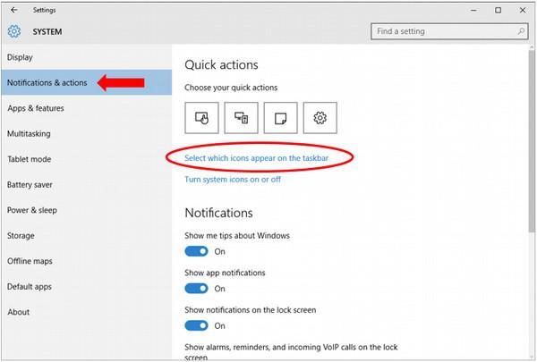 Notifications and Actions