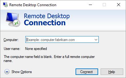 Remote Desktop Connection