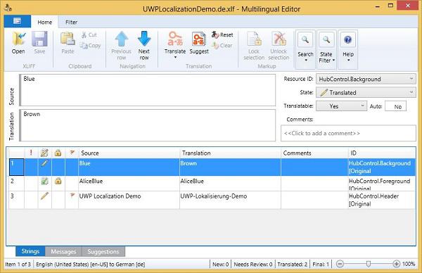 Localization Multilingual Editor