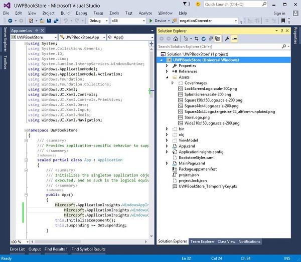 Solution Explorer