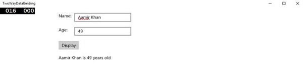 Two-Way Data Binding
