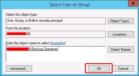 Backup Operator