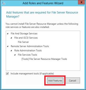 Click Add Features