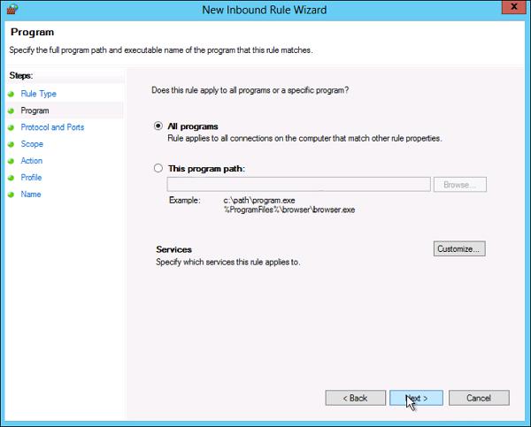 Custom Firewall Rules