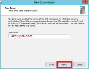 New Zone Wizard