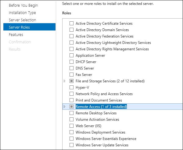 Server Roles