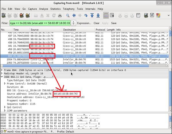 MAC Address on Radio Interface