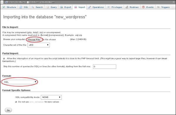 WordPress Backup and Restore