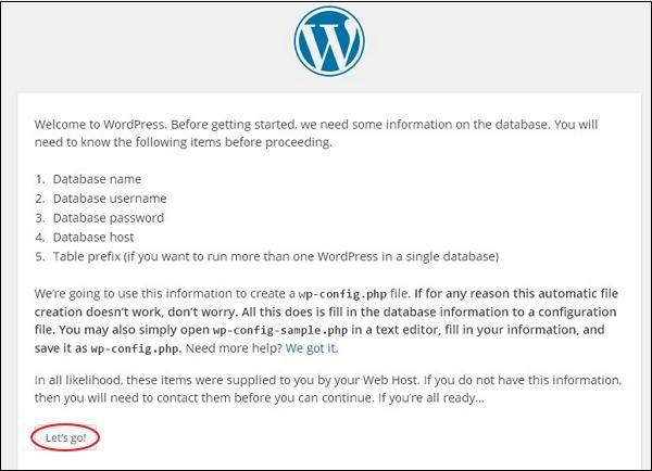 WordPress Installation