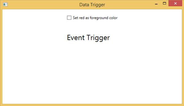 Data Trigger