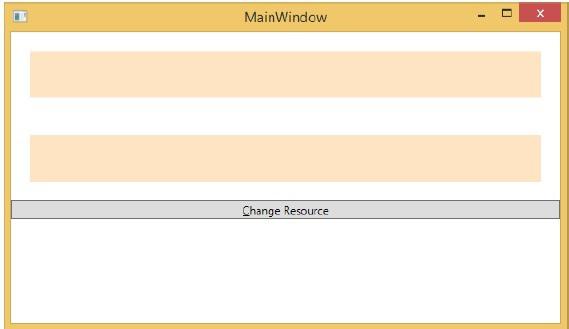 MainWindow of Resources